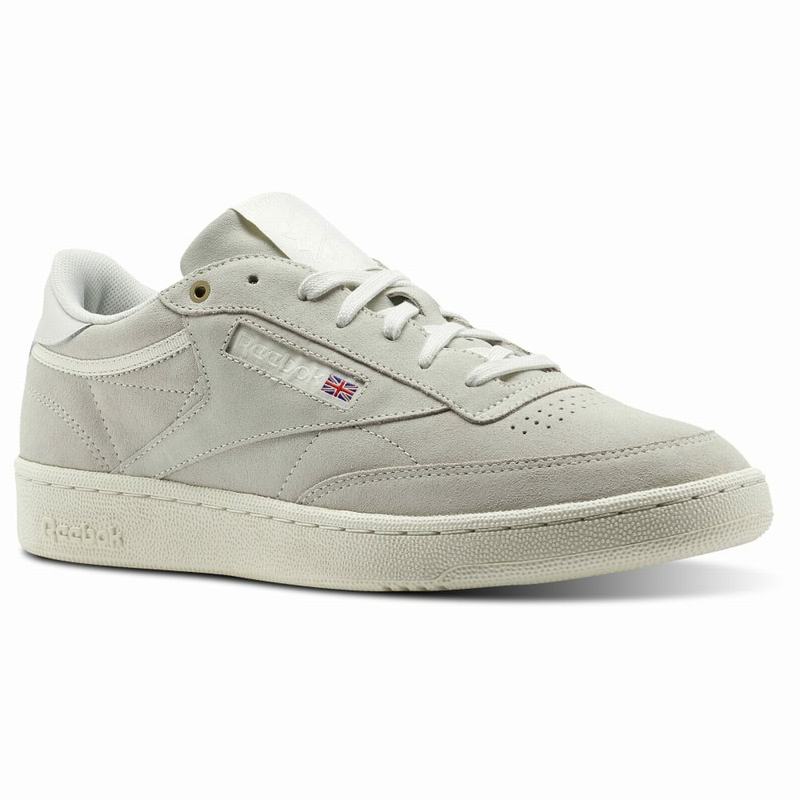 Reebok Club C 85 Montana Cans Collaboration Shoes Womens Grey India OW7394RI